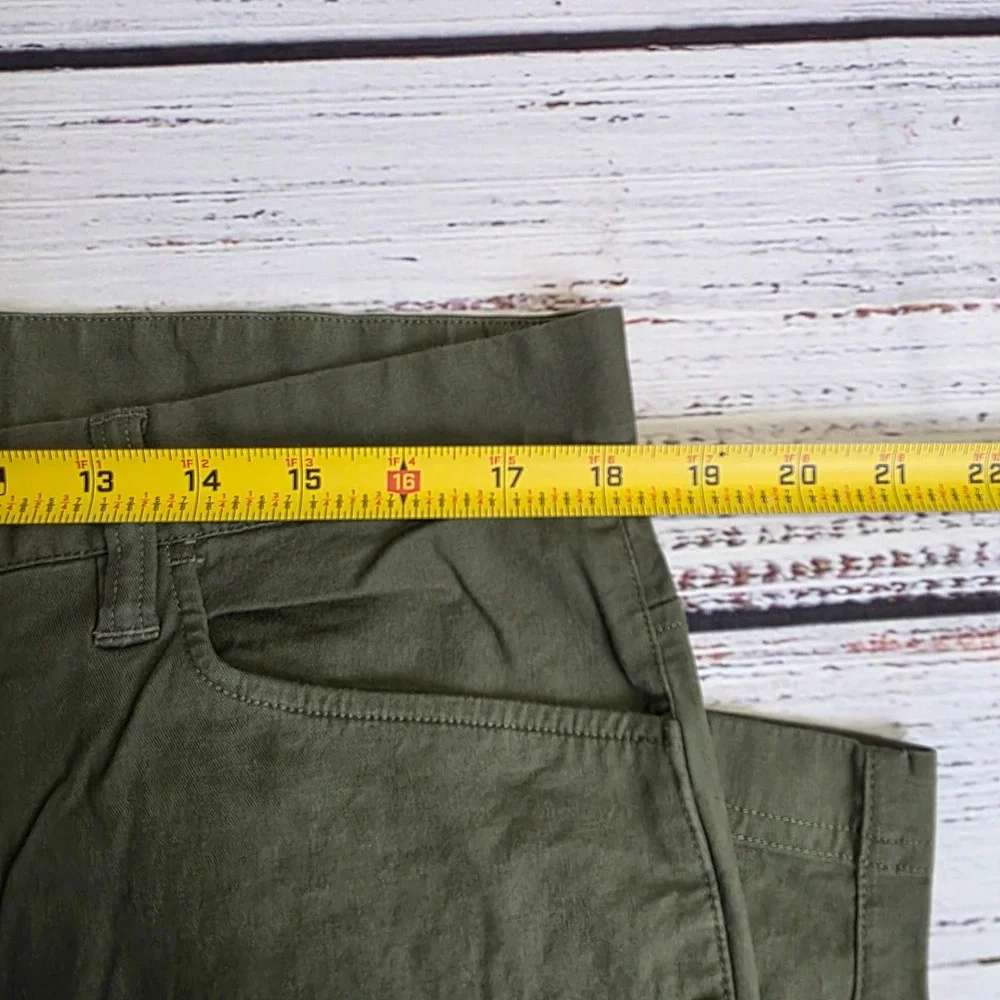 Adidas Go To 5 Pocket Golf Pants Olive Green Stretch Cotton Lyocell HR7926 36x32